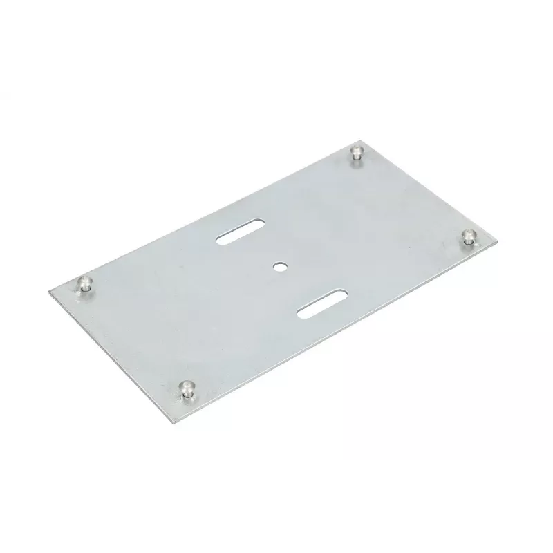 Mounting plate narrow spacing for 16-core fiber optic terminal box, Extralink, stainless steel, bracket adapter, 5 kg