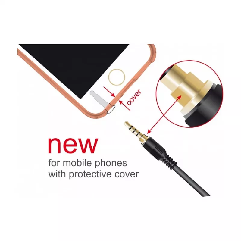 Audio cable DeLOCK 85629 1m 3.5mm Black