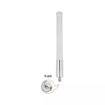 Omnidirectional 4G Antenna DELOCK 12653 — Mast Mount, White