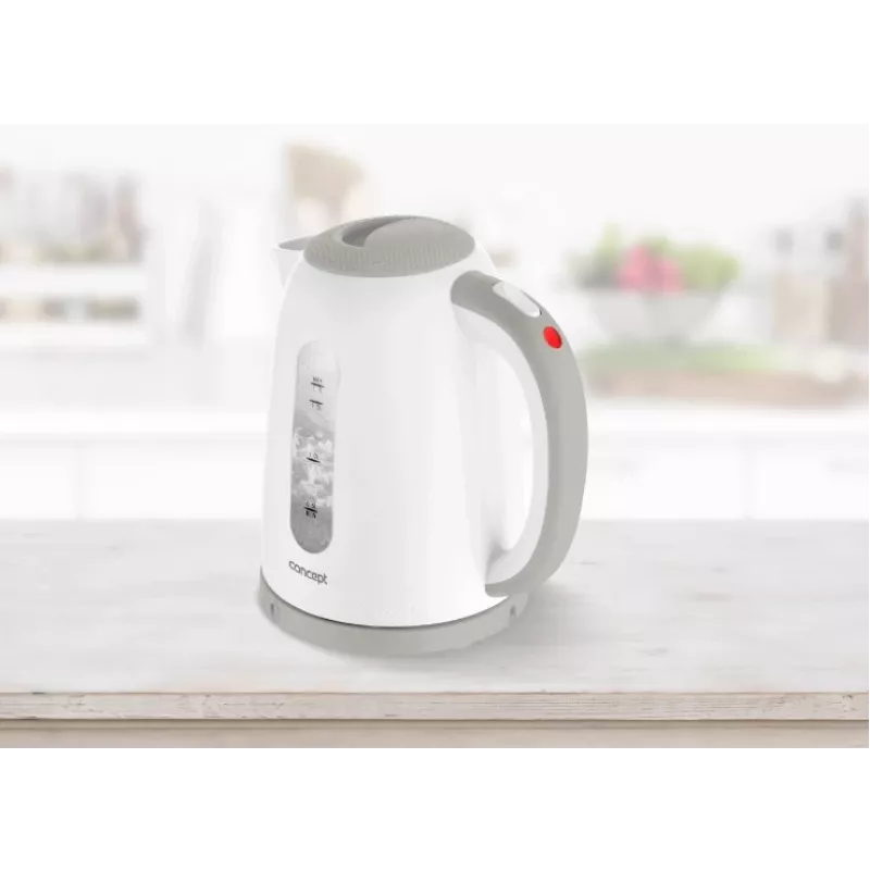 Concept RK2335 electric kettle 1.7 L 2200 W Grey, White