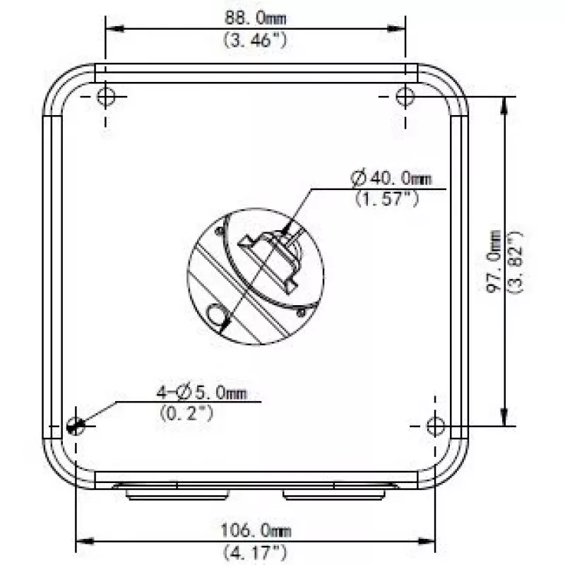 IP66 Waterproof Junction Box ALLNET ALL-CAM2496-LEFN for outdoor camera installations