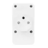 Power splitter MACLEAN MCE249 F/W — 2x mains sockets (16A + 6A) and 4x USB (2x A, 2x C PD 20W)