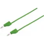 VOLTCRAFT Test Lead [Plug 4 mm - Plug 4 mm] 0.75 m Green MSB-300 (MSB-300-0.75-GR)