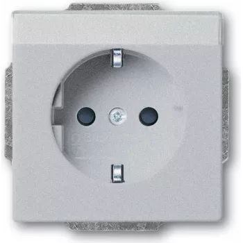 Busch Jaeger 20 EUN-83 Socket Outlet CEE 7/3 Grey (2011-0-3810)