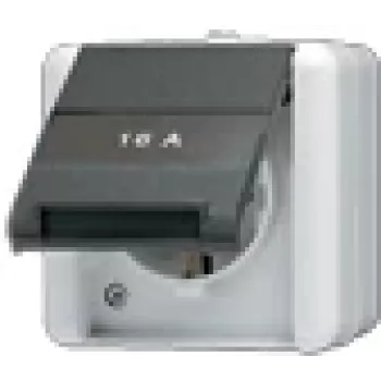 Socket outlet CEE 7/3 JUNG 820 KINAW Black White