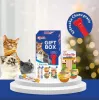 Cat treat gift box INABA Churu — assorted creamy treats for cats, multipack