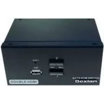 KVM switch Dexlan 061092, 2‑port HDMI, 1 local user
