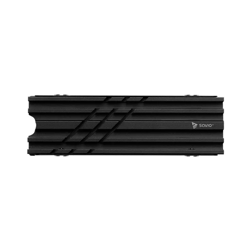 Air cooler SAVIO M.2 NVMe 2280 AK-60 Black heatsink for 22x80 mm SSD