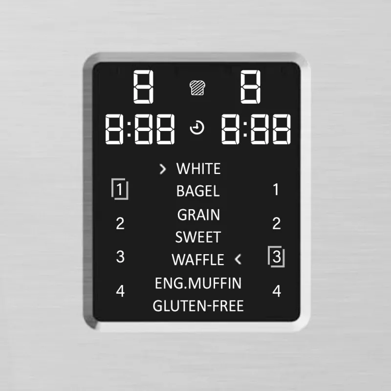Gastroback Design Digital 4S 4 slice 1900 W Stainless steel