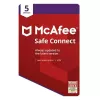 McAfee Safe Connect VPN 5 Devices 1-Year Key, Global