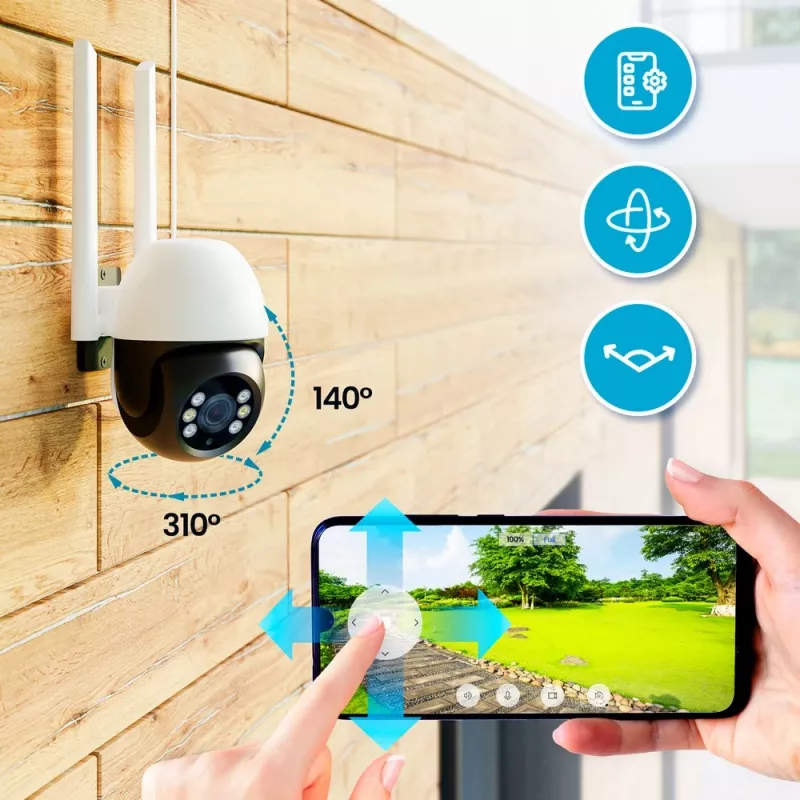 Extralink Perun Outdoor Security Camera EOC-268 | IP Camera | 1296p, PTZ