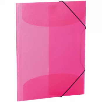 Folder Polypropylene (PP) Pink Translucent A4 HERMA 19505