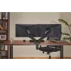 Monitor Arm up up Economical Interactive Counterbalance Dual Monitor Arm Matte Black VESA 75x75/100x100