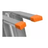 Folding ladder Krause 120410, aluminium, 6 steps, width 480 mm, max height 105 cm