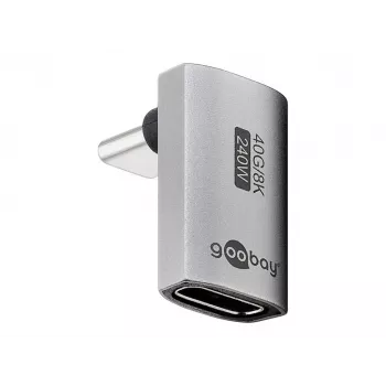Goobay USB-C -Adapter vertikal 90° kurz USB4 - -Plug> (74442)