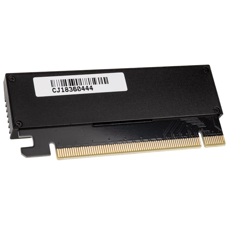 M.2 PCIe x4 Adapter with Cooler SILVERSTONE SST-ECM23 — M.2 NVMe to PCIe x4 (with active cooling)