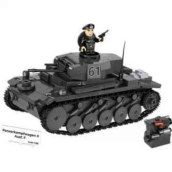 Building set Cobi Panzerkampfwagen II Ausf. F — 813 pieces, black, age 9+