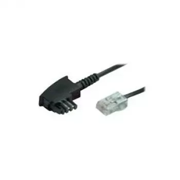 Telephone cable S-Impuls 70002-3 — 3 m, TAE-F to RJ-45, black