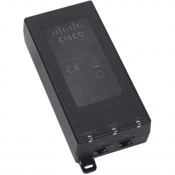 PoE Injector Cisco AIR-PWRINJ6 — up to 30W, Gigabit Ethernet, IEEE 802.3at, Black