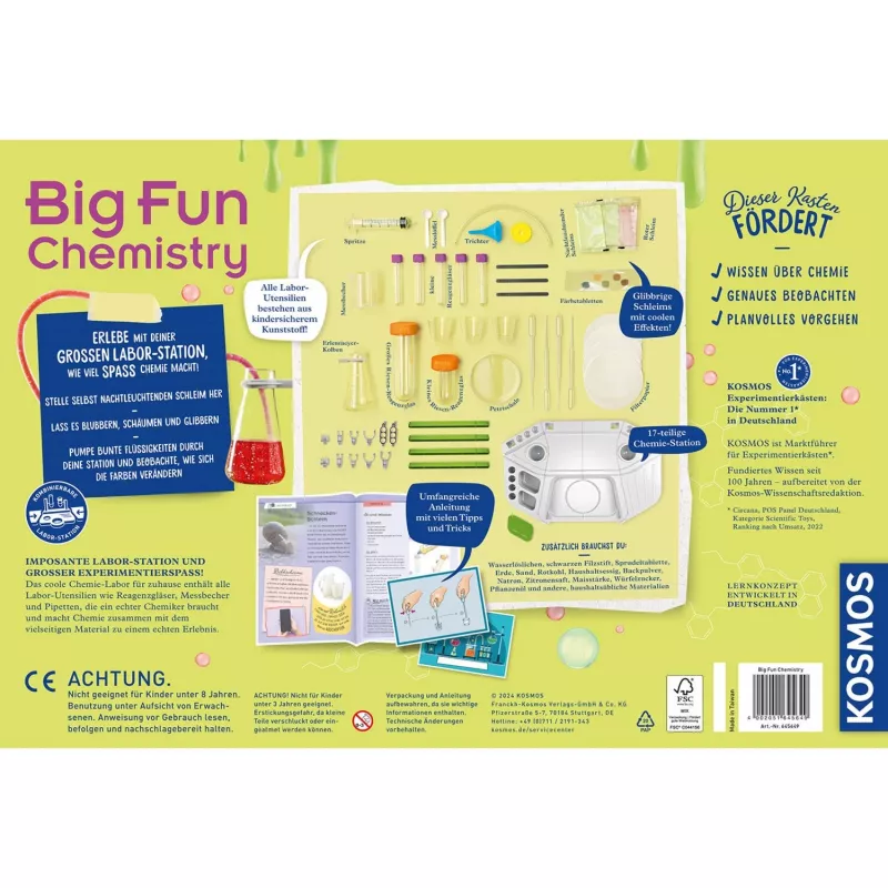 Big Fun Chemistry, Experiment Kit