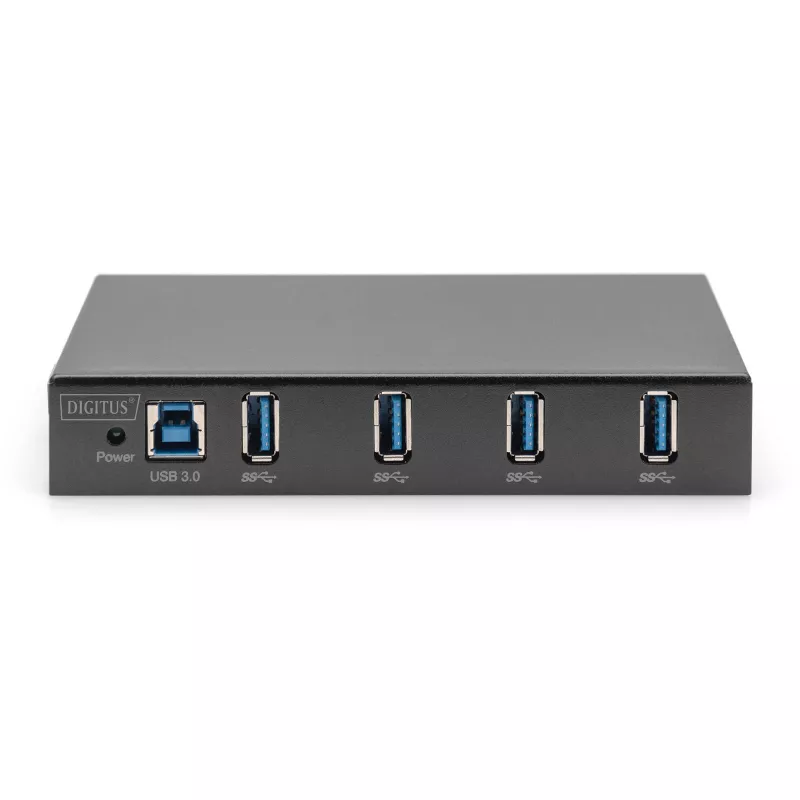 DIGITUS USB-Hub 4-Port 3.0->4xA3.0 industrial line black