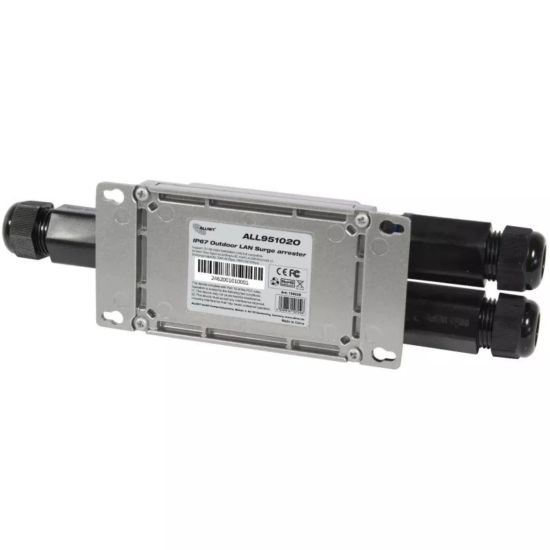 Surge Protector ALLNET ALL95102O IP66 outdoor-rated lightning and surge protector