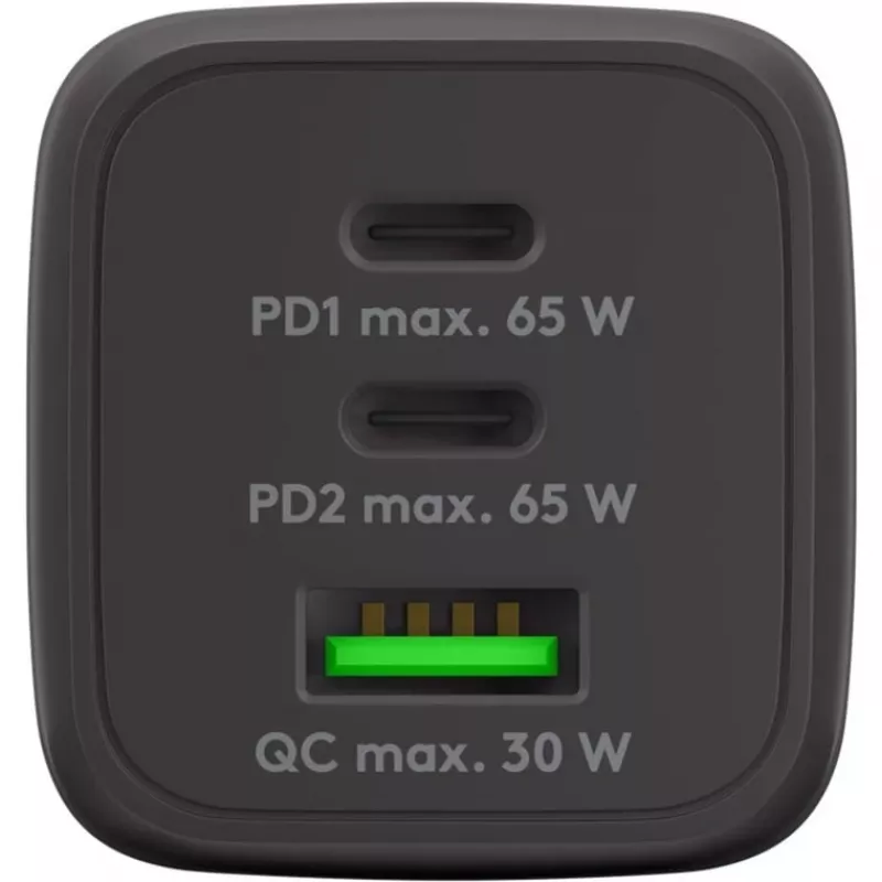 Goobay 64753 Charger for Mobile Devices Headphones - Smartphone - Tablet Black AC Fast Charging Indoor (64753)