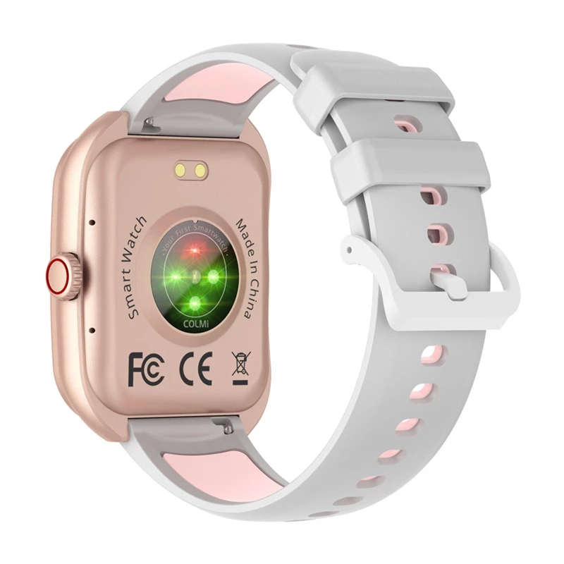 Smartwatch Colmi P86 Rose Gold with Heart Rate Monitor, Waterproof