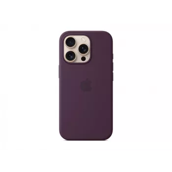 Apple iPhone 16 Pro Silicone Case with MagSafe - Plum
