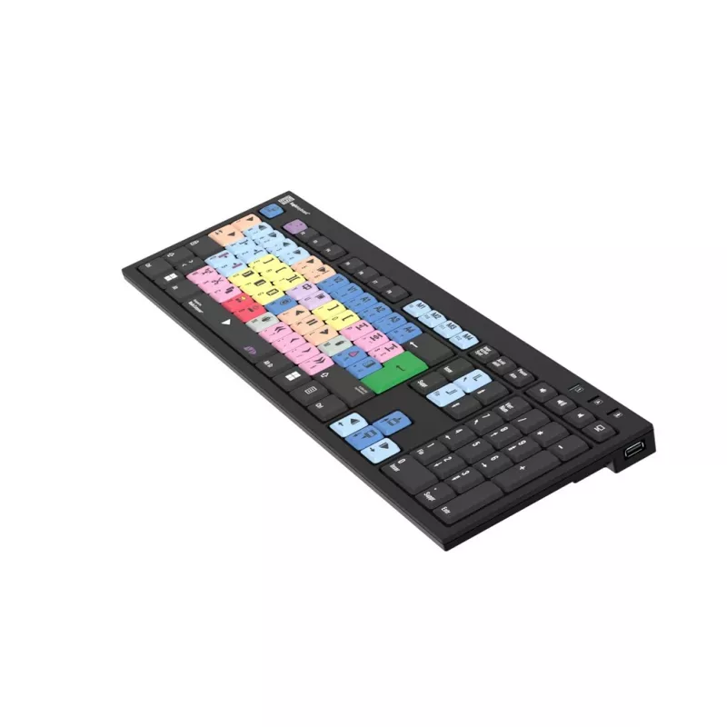 Logickeyboard Avid Media Composer+ LogicLight fr. PC/Black