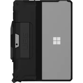 Urban Armor Gear UAG Scout Series Rugged Surface Pro 9, 10, 11 Scout Series w - Handstrap - Bulk Poly Bag- Black - Rear Cover for Tablet - Black - for Microsoft Surface Pro 9, 10, 