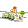 Toy train set LEGO DUPLO Interactive Adventure Railway 10427, 57 pieces, 2 minifigures, for ages 2+