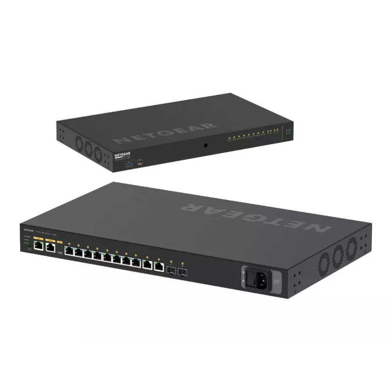 NETGEAR M4250-10G2XF-PoE++ Managed L2/L3 Gigabit Ethernet (10/100/1000) Power over Ethernet (PoE) 1U Black