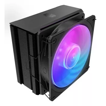 Air cooler Cooler Master Hyper 212 3DHP Black ARGB — 120 mm fan, LGA1700/AM5/AM4 compatible