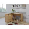 Corner computer desk Top e Shop DANY ARTISAN KPL, L-shaped particle board, oak colour