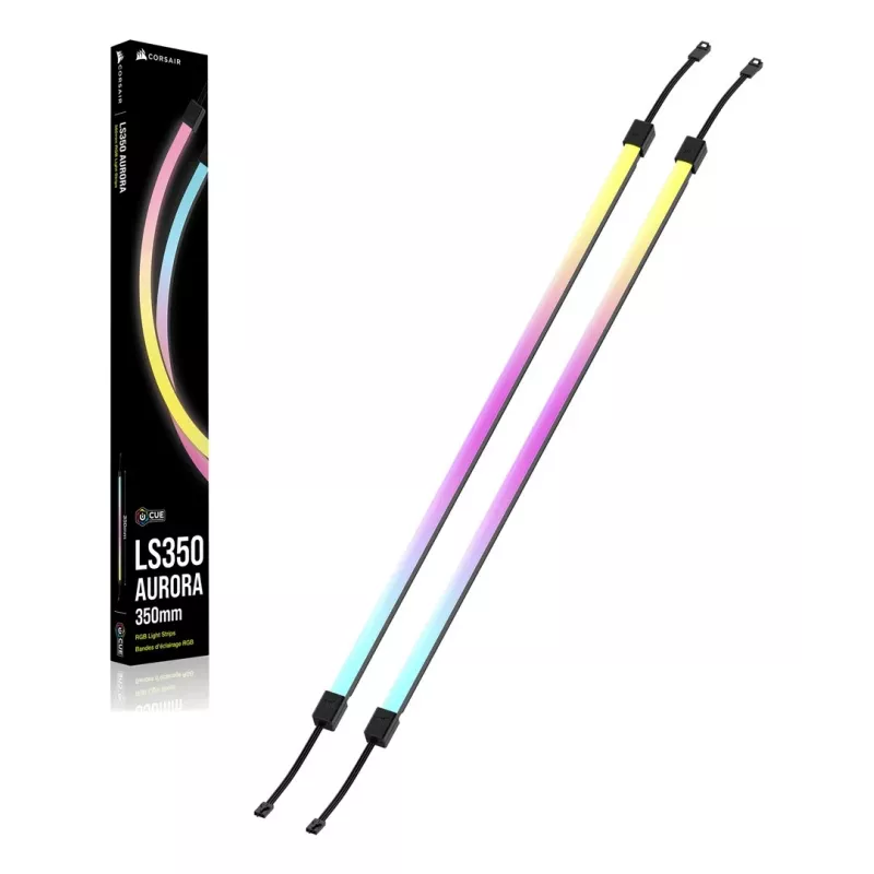 LED strip CORSAIR LS350 Aurora, multicolour lighting, 350 mm length, 10 mm width, pack of 2