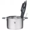 ZWILLING stainless steel pan set SIMPLIFY 5 pcs — dishwasher & oven safe, glass lids, suitable for ceramic hobs