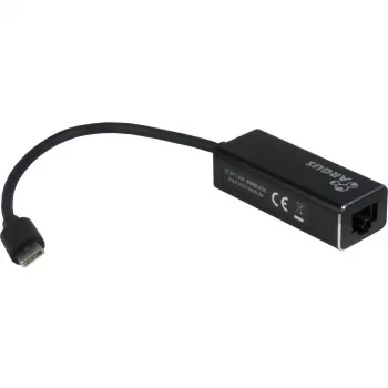 Inter-Tech Argus IT-811 - Network Adapter - USB-C - Gigabit Ethernet - Black (88885438)