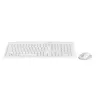 Rapoo 8210M Multi-Mode Wireless Keyboard and Mouse Set, White