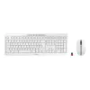 CHERRY Stream Desktop keyboard Mouse included Office RF Wireless QWERTZ German White