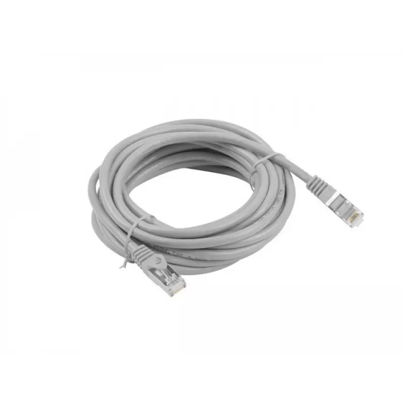 Networking Cable Lanberg PCF6-10CC-0500-S RJ-45 Cat6 5m Grey