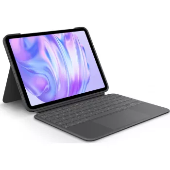 Keyboard Logitech Combo Touch QWERTY Danish Finnish Norwegian Swedish Smart Connector Graphite