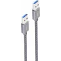 USB cable shiverpeaks Basic-S USB 3.2 Gen 2 2 m Grey