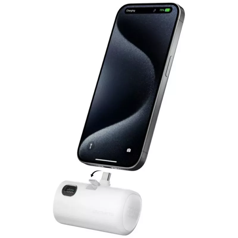Power bank 4smarts 541657 5000 mAh Li‑Ion white USB‑C 2 ports PD 2.0 PPS Quick Charge 3.0 3.63 V
