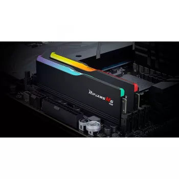 DIMM 64 GB DDR5-5200 (2x 32 GB) Dual-Kit, Arbeitsspeicher schwarz, F5-5200J4040A32GX2-RM5RK, Ripjaws M5 RGB
