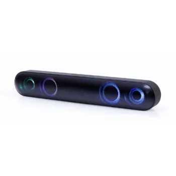 Gembird SPKBT-BAR400L soundbar speaker Black 2.0 channels 10 W