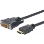 Vivolink PROHDMIDVI10 video cable adapter 10 m HDMI Type A (Standard) DVI-D Black