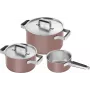 Cookware set ZWILLING PURE 3-piece pots 1028859 stainless steel, induction compatible
