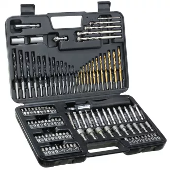 Drill bit set DeWALT DT0109-QZ — 109 pcs for masonry, metal and wood with carrying case