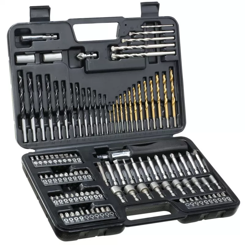 Drill bit set DeWALT DT0109-QZ — 109 pcs for masonry, metal and wood with carrying case